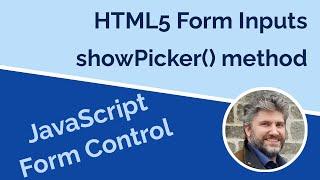 HTML Input showPicker Method