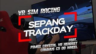 Virtual vs Reality: Sepang Trackday Laptime 2:4X:XXX with Pimax Crystal QLED VR & Cammus C5 DD Wheel