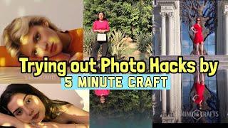 Testing Out Viral Photo Hacks By 5 Minute Crafts | Yashita Rai