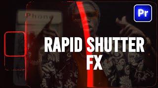 How to Create Rapid Shutter Effect In Premiere Pro