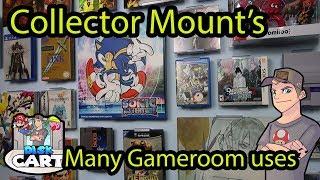 Collector Mount's Many Game room uses! ( Display games, vinyl, Cds , magazines and more)