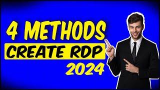 How To Create RDP In 2024 | 4 Methods To Get Remote Desktop Connection