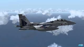 FSX MILVIZ F-15E JASDF Aggressor 52-8088（Imitation）