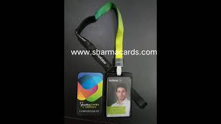 Id card manufacturer acrylic and pvc card Lanyard