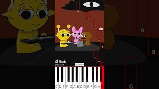 Music group Animation Sprunki #sprunki (@2DStyle) - Octave Piano Tutorial