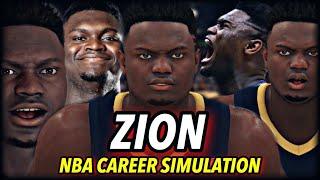 ZION WILLIAMSON’S NBA CAREER SIMULATION | THE NEW GOAT? MOST DOMINANT PLAYER EVER? | NBA 2K20