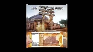 Historical Monuments Printed on Indian Currency Notes #historical #rupees #trending