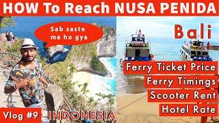 SANUR TO NUSA PENIDA FAST BOAT | Nusa Penida Travel Guide | Indian in Bali | Bali Vlog 2022