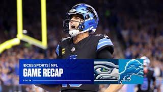 Jared Goff's PERFECT night leads Lions past Seahawks in shootout on MNF | Game Recap