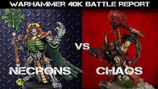 Necrons vs Chaos Warhammer 40K Battle Report Jay Knight Batrep Season 2 Ep 6