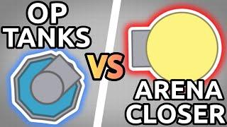 OP TANKS VS ARENA CLOSER !!!!! (Arras.io)