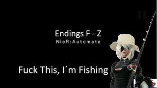 Nier Automata: All Joke Endings F -  Z (English)