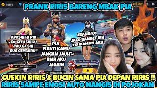 PRANK RIRIS CUEKIN & BUCIN SAMA PIA SELAMA 24JAM  RIRIS SAMPE EMOSI AUTO NANGIS DI POJOKAN 