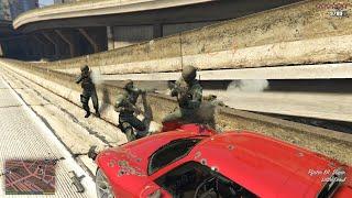 GTA V Armenian Mafia Shootout + 10 Star Escape(RDE 4.0)