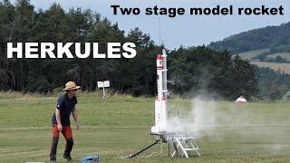 HERKULES, two stage model rocket, Nesvacily 2020