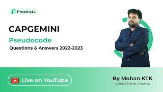 Capgemini Pseudocode Questions and Answers | 2022-2023