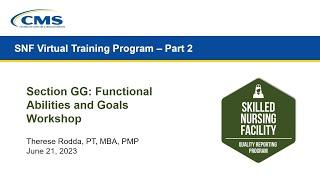 SNF Section GG: Functional Abilities and Goals Coding Workshop