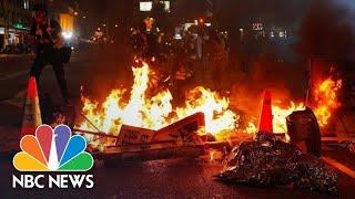 Water Cannons, Tear Gas Disperse First Hong Kong Protests Of 2020 | NBC News