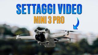 DJI MINI 3 PRO: I MIGLIORI SETTAGGI PER FARE VIDEO CINEMATOGRAFICI