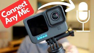 HOW to Connect Any MICROPHONE to GoPRO HERO 12 | 11 | 10 | 9