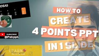 How to Fit 4 Points on One PowerPoint Slide – Quick & Easy Tutorial!