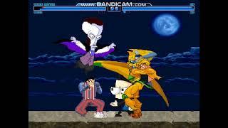 MUGEN Request: Robbie Rotten & Roger Smith Vs Dib & Dio Brando