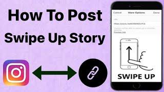 How To Post Swipe Up Story On Instagram | Add Link In Instagram Story