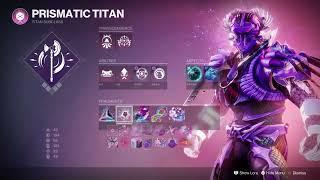 New Void Prismatic Pve Build &Fashion for Titan with Doom Fang Pauldron Season 24 Destiny 2