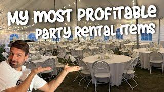 What Party Rental Business Items Are The Most Profitable?