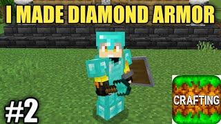 I MADE DIAMOND ARMOR IN CRAFTING AND BUILDING SURVIVAL #2 (Hindi)