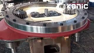 KONIC Concrete Mixer Gearbox l Planetary Gearbox Mounting Test