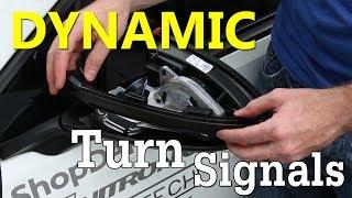 MK7 LED Dynamic Mirror Turn Signal Install DIY