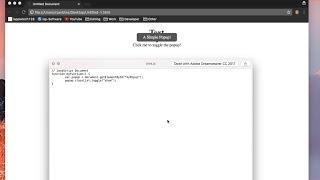 Link JavaScript in HTML Document