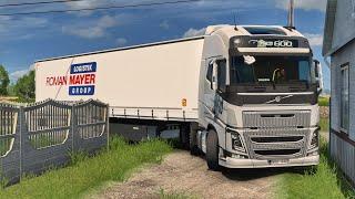 The Most Realistic Map with Actual Narrow Roads | Volvo Fh 650 | #ets2 1.51