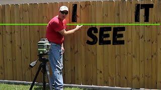 LasGoo Laser Level Compared To A Red Light Laser Level