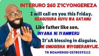 L307: KWIGA INTERURO 400 Z'ICYONGEREZA N'IKINYARWANDA, ENGLISH AND KINYARWANDA SENTENCES