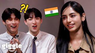 Korean Teens Meet Indian K-POP Idol Member For The First Time! (Ft. Aria of X:IN)