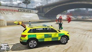 A shift as a London PARAMEDIC First Responder! | UK GTA 5 LSPDFR Mod