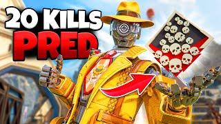 20 KILL INSANE PATHFINDER PRED RANKED GAME!!! (Apex Legends)