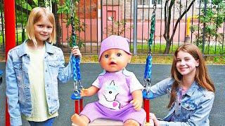 Сестрички играют в куклы Беби Бон — Как ухаживать за Беби Бон? Весёлые игры для девочек