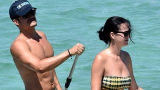 NSFW: Orlando Blooms Gets Completely Naked During Beach Getaway with Katy Perry -- See the Pics!