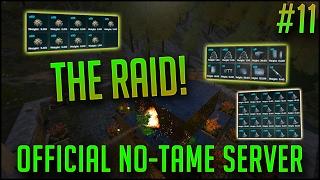 THE BIG RAID! | Official PvP No-Tame Server w/ EXFIB0 | S2E11 | ARK Survival Evovled Let's Play