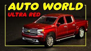 Auto World Ultra Red Unboxing | 2019 Chevy Silverado High Country