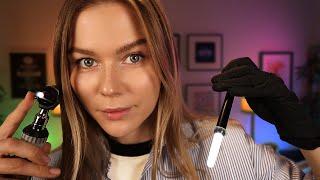 ASMR Ear Exam, Ear Cleaning & Hearing Test with My Assistant.  Medical RP, Personal Attention