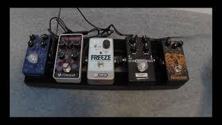 Guitar Effects pedal order and sound demonstration