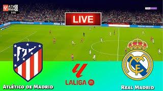 Atlético de Madrid vs Real Madrid - Laliga 2024/25 || Partido de fútbol en vivo | PES 21