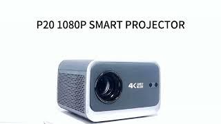 Vivicine P20 Portable WiFi Android 13 1080P Full HD 4K Video Projector,