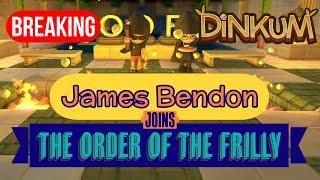 BREAKING: James Bendon joins The Order of the Frilly #dinkum #jamesbendon #orderofthefrilly