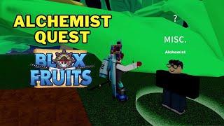 How To Do Alchemist Quest in Blox Fruits | How To Get Race V2 (Human, Shark, Rabbit)