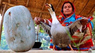 Chal Kumro & Duck Curry Cooking by my Mother | Assamese Traditional Duck Curry Recipe | Village Food